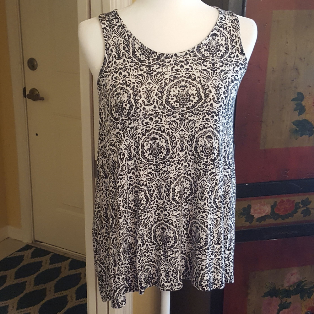 Rose & Olive Long Tank Top  0027